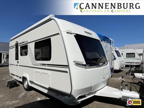 Fendt Bianco Activ 465 SGE Cassetteluifel, Caravans en Kamperen, Caravans, tot en met 2, 1250 - 1500 kg, Overige, Fendt, 2 aparte bedden