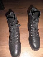 DUREA LEREN BOOTS MAAT 4 = 37 G, DUREA., Zwart, Lage of Enkellaarzen, Ophalen of Verzenden