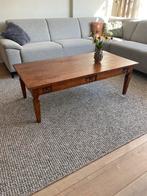 Salontafel van massief teak hout, Huis en Inrichting, Tafels | Salontafels, Ophalen, 100 tot 150 cm, Koloniaal, Teakhout