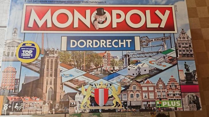 bordspel seal Monopoly Dordrecht Monopolie 2e editie fraai, Hobby en Vrije tijd, Gezelschapsspellen | Bordspellen, Nieuw, Een of twee spelers