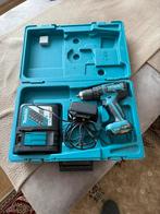 Accuboormachine merk Makita, Doe-het-zelf en Verbouw, Gereedschap | Boormachines, Ophalen of Verzenden, Zo goed als nieuw, Minder dan 400 watt