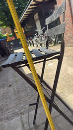 Barkruk, Ophalen, Met voetsteun, 60 tot 90 cm, Metaal