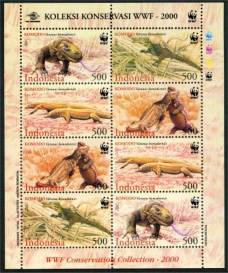 Indonesie Zonnebloem nr MS10 postfris 2000, Postzegels en Munten, Postzegels | Azië, Postfris, Zuidoost-Azië, Ophalen of Verzenden