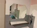 Mooie spiegel, speciaal geslepen (kappersspiegel) 80x60 cm, Overige vormen, Minder dan 100 cm, 75 tot 100 cm, Zo goed als nieuw