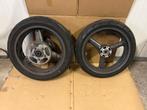 suzuki sv 650 velgen set achter met remschijf, Motoren, Ophalen, Gebruikt