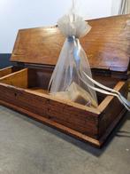 Antiek houten Docu-Geld-Schrijfkist, Antiek en Kunst, Ophalen of Verzenden