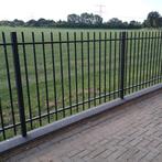 Smeedijzeren hekwerk met 2 poorten (ongeveer 65 m), Ophalen, Met poort, Gebruikt, Sierhekwerk