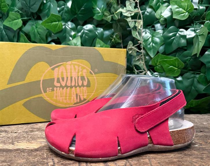 bijna Nieuwe sandalen van loints of holland  maat 37, Kleding | Dames, Schoenen, Zo goed als nieuw, Sandalen of Muiltjes, Rood