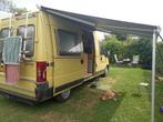 Buscamper airco, zonnepaneel, Citroen Jumper 2004 227.000 km, Fietsendrager, Buscamper of Camperbus, Ringverwarming, Treinzit