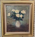 Ny CRÈTU, impressionistisch rozenschilderij, Ophalen of Verzenden