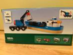 Nieuw: brio containerschip en kraanwagen, Ophalen of Verzenden, Nieuw