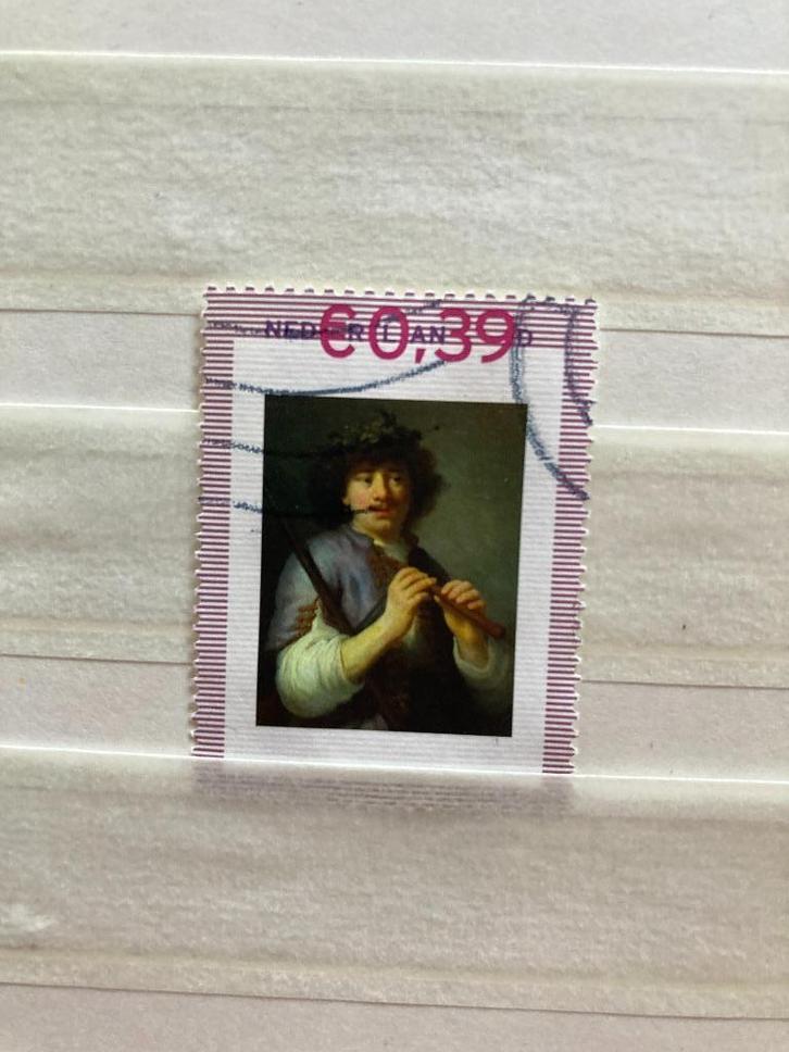 Persoonlijke Postzegel Rembrandt als herder, Postzegels en Munten, Postzegels | Nederland, Gestempeld, Na 1940, Verzenden