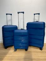 Kofferset nieuw blauw koffers handbagage €25, Ophalen of Verzenden