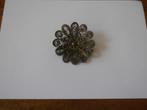 zeeuwse knoop broche 1870 filegrain zilver, Antiek en Kunst, Ophalen of Verzenden, Zilver