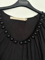Studio bolkralen jurk/tuniek, zwart. 50/52, Kleding | Dames, Grote Maten, Studio, Ophalen of Verzenden, Zo goed als nieuw, Jurk