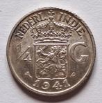 ¼ gulden (25 cent) 1941 PP FDC Nederlands Indië., Verzenden, Zilver, 25 cent, Koningin Wilhelmina