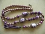 Ketting, paars/lila. Erg mooi., Ophalen of Verzenden, Zo goed als nieuw, Paars