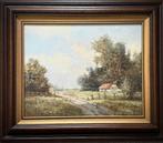 Schilderij B.H. Slotman gesigneerd, Nederlandse schilder, Ophalen of Verzenden