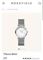Rosefield Tribeca Mesh horloge dames 100% origineel en nieuw, Ophalen, Nieuw, Zilver