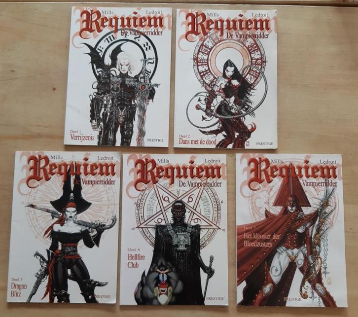 Comic serie fantasy Requiem De Vampierridder Volume 1,25,6,7, Boeken, Strips | Comics, Zo goed als nieuw, Meerdere comics, Amerika