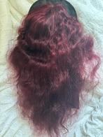 Human Hair Wig, Ophalen of Verzenden, Zo goed als nieuw, Pruik of Haarverlenging