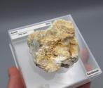 Apatiet, Albiet, Kwarts - Sandamap, Namibië, Ophalen of Verzenden, Mineraal