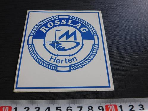 sticker Herten ROSSLAG  *, Verzamelen, Stickers, Zo goed als nieuw, Bedrijf of Vereniging, Ophalen