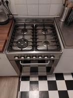 Gasfornuis en oven, Witgoed en Apparatuur, 4 kookzones, Hete lucht, Vrijstaand, 85 tot 90 cm