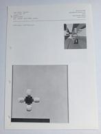 Auke Peter Leeuwen dubbelzijdig Documentatieblad jaren 70, Antiek en Kunst, Kunst | Overige Kunst, Ophalen of Verzenden