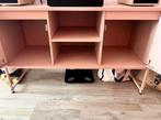 Roze Metalen Locker TV Kast, Huis en Inrichting, Ophalen, Gebruikt, 100 tot 150 cm, Minder dan 100 cm