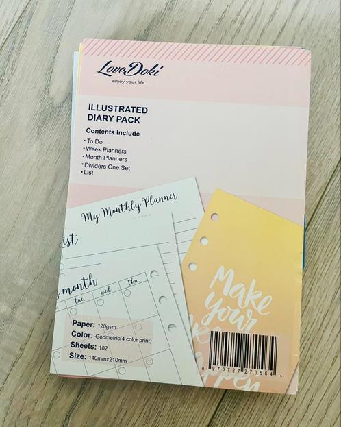 A5 Planner navulling | Yearly planner refill, Diversen, Agenda's, Nieuw, Ophalen of Verzenden