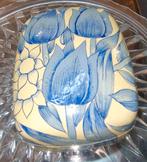 Houten Doosjes en Dienblad met Blauwe Bloemen, Overige materialen, Gebruikt, 4 bedels of meer, Ophalen