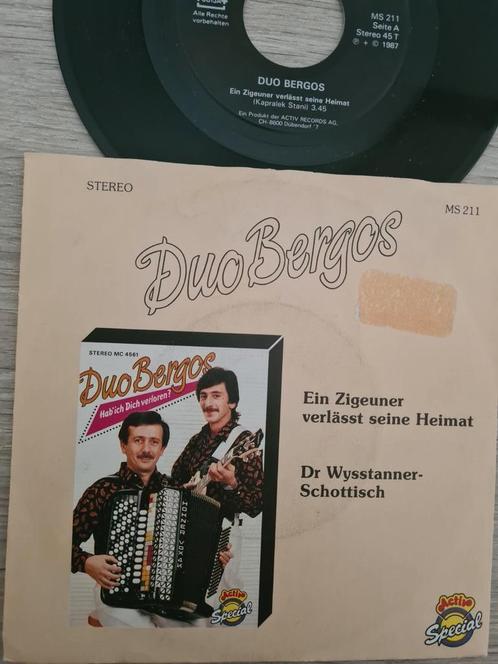 Duo Bergos/ ein zigeuner verlasst zeine heimat, Cd's en Dvd's, Vinyl | Nederlandstalig, Gebruikt, Levenslied of Smartlap, Overige formaten