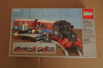 Vintage Lego hand trein set met doos en boekje 7715 beschikbaar voor biedingen