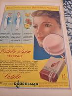 reclame ad CASTELLA Dobbelman ZEEP schuim 1940, Verzamelen, Merken en Reclamevoorwerpen, Overige typen, Gebruikt, Verzenden