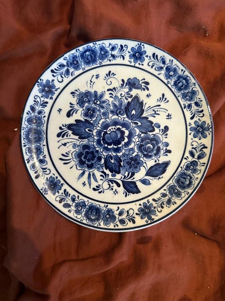 Delfts Blauw Bord Handbeschilderd, Antiek en Kunst, Antiek | Wandborden en Tegels, Ophalen of Verzenden