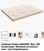 Cashmere topper 160x200cm, Tweepersoons, Ophalen of Verzenden, Zo goed als nieuw, 200 cm