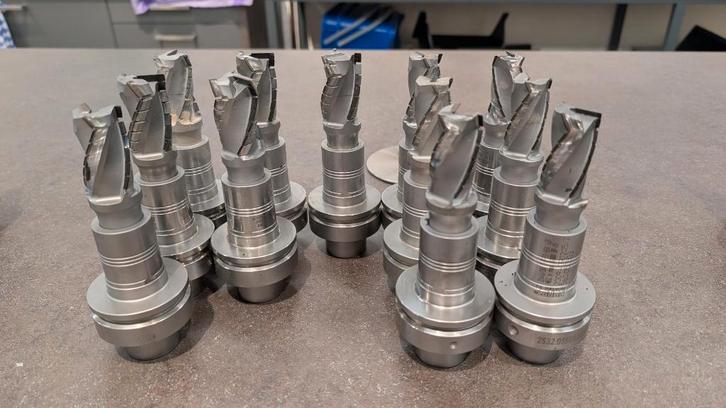 Diamant Frezen in HSK63 Perspakking 25mm, Doe-het-zelf en Verbouw, Gereedschap | Freesmachines, Gebruikt, Elektrisch, Bovenfrees