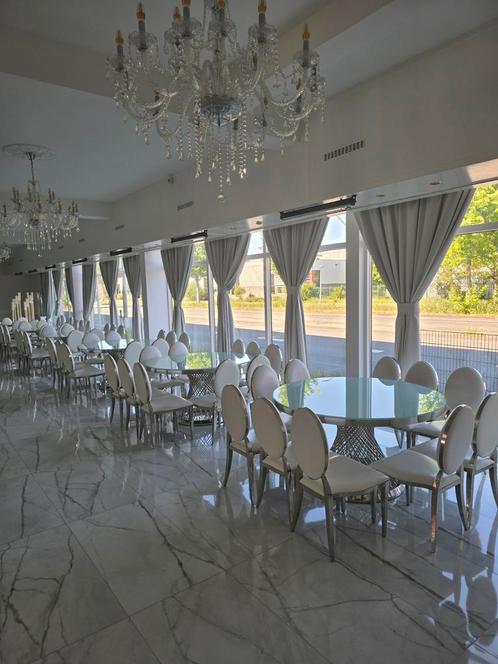 7x Tafel 1.40 met 70 stoelen voor restaurant of catering, Huis en Inrichting, Tafels | Eettafels, Ophalen