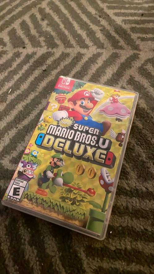Super mario bros deluxe nintendo switch, Spelcomputers en Games, Games | Nintendo Switch, Zo goed als nieuw, 3 spelers of meer