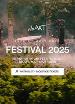 2 tickets - No Art Festival 2025 (26 Juli), Tickets en Kaartjes