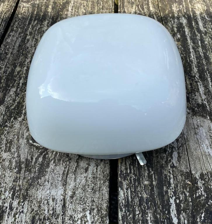 Leuke Plafondlamp - vintage retro mid century design, Huis en Inrichting, Lampen | Plafondlampen, Zo goed als nieuw, Glas, Metaal