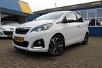 Peugeot 108 1.2-16V "Allure Summer Top" Airco - AUX ! 82 Pk, Voorwielaandrijving, Stof, Gebruikt, Zwart