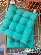 Twee tuinkussens turquoise/mint, Tuin en Terras, Tuinmeubel-accessoires, Ophalen, Nieuw