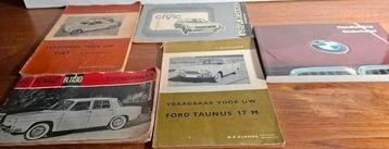 Vintage Auto Instructieboekjes - Diverse Merken beschikbaar voor biedingen