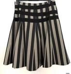 Erny van Reijmersdal gestreepte rok maat 44[v], Kleding | Dames, Rokken, Zwart, Maat 42/44 (L), Ophalen of Verzenden, Zo goed als nieuw