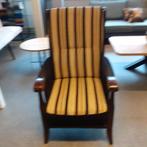 Fauteuil,eiken hout met stof uitstekende staat, Ophalen, Gebruikt, 75 tot 100 cm, Hout
