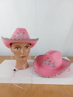Cowboyhoed Roze/Zilver, Ophalen of Verzenden, Nieuw, Carnaval