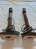 Bruine Lampen standaarden, Ophalen of Verzenden, Zo goed als nieuw