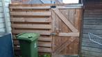 Houten Hek met Deur, Ophalen, Hout, Tuinhek, Met poort